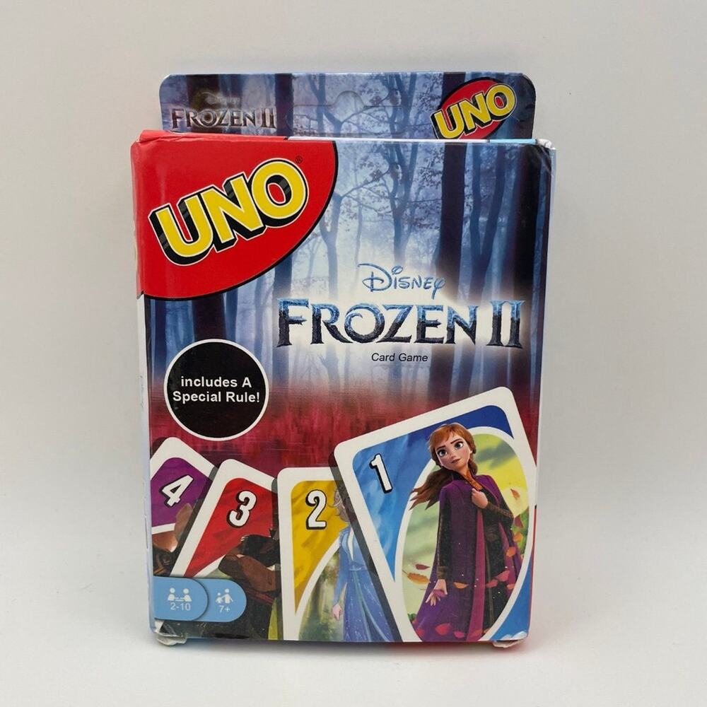 UNO Frozen 2 Themed Card Game Disney 2-10 Players